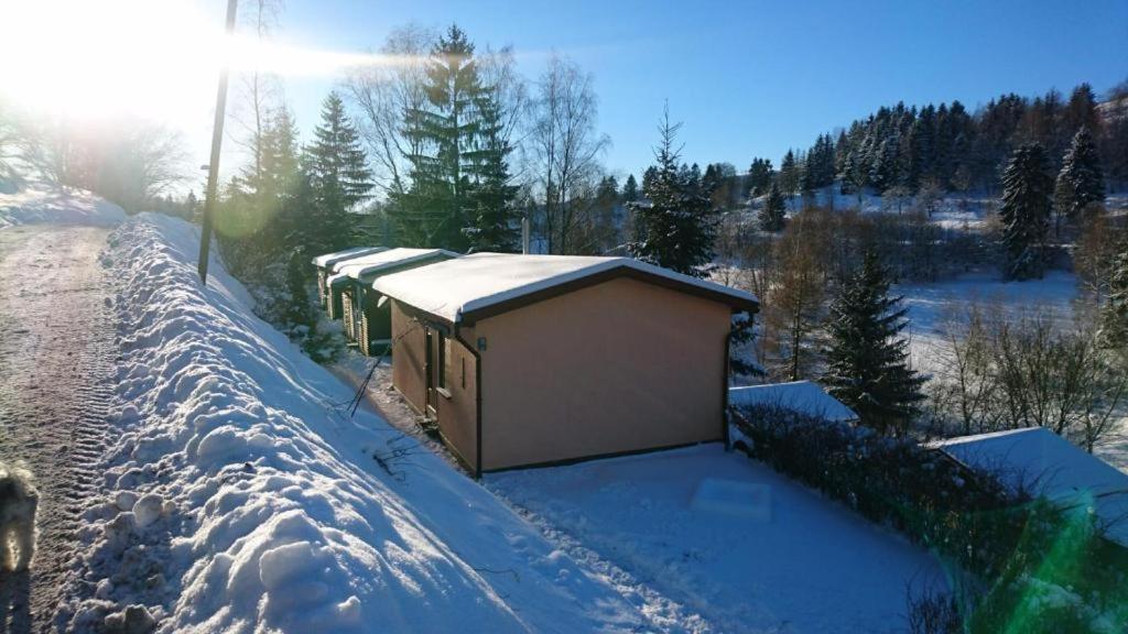 Ruhiges Ferienhaus Mit Sauna: Hellaberg III Langenbach  Exteriör bild