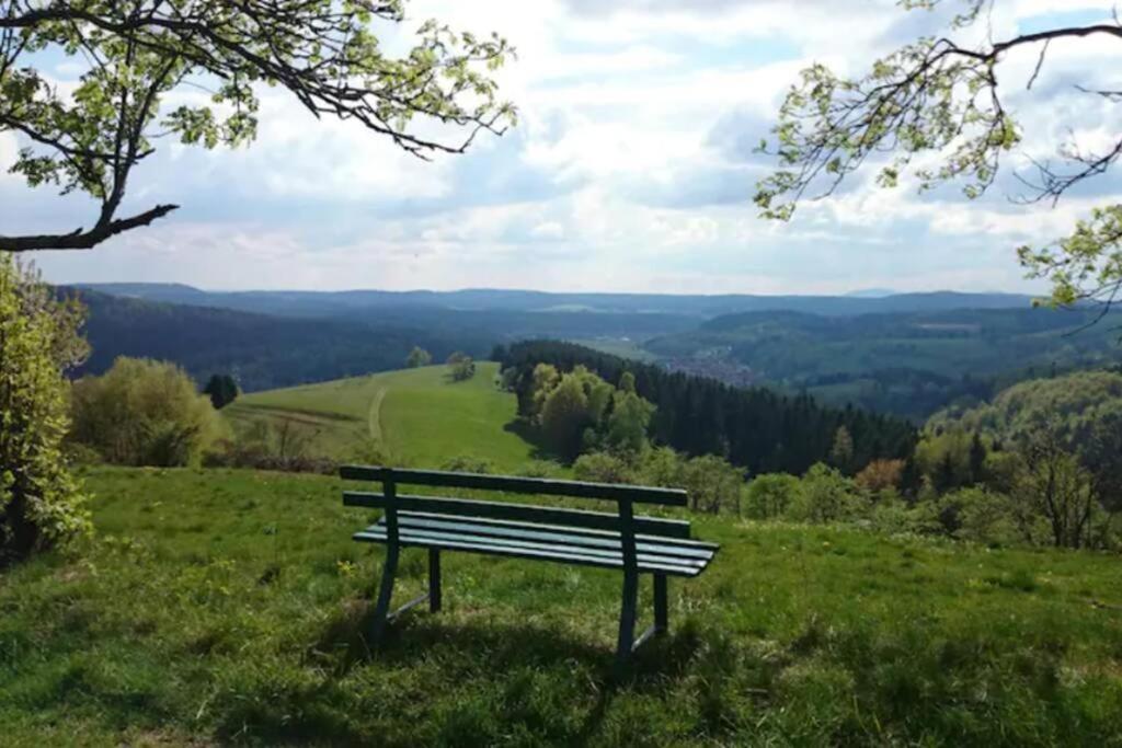 Ruhiges Ferienhaus Mit Sauna: Hellaberg III Langenbach  Exteriör bild