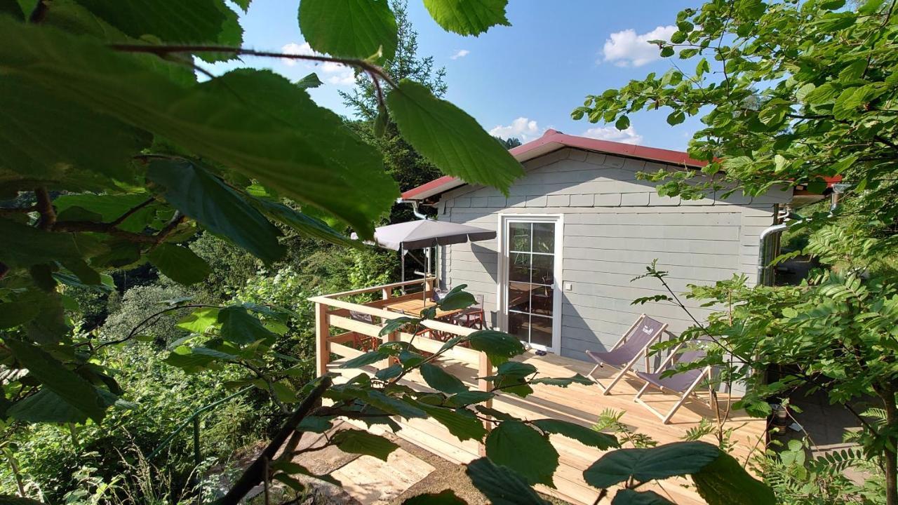 Ruhiges Ferienhaus Mit Sauna: Hellaberg III Langenbach  Exteriör bild