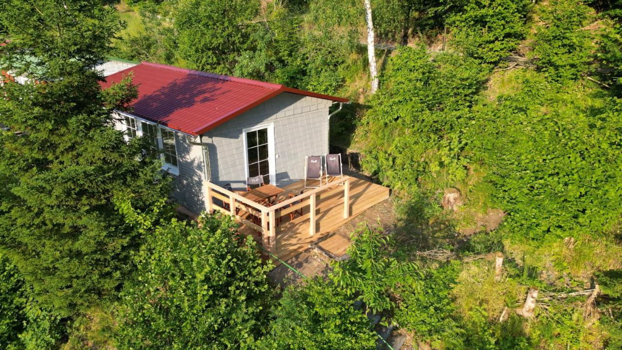Ruhiges Ferienhaus Mit Sauna: Hellaberg III Langenbach  Exteriör bild